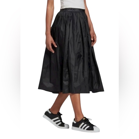 adidas Originals Pleated Skirt | Black | Women’s XS - Picture 1 of 10